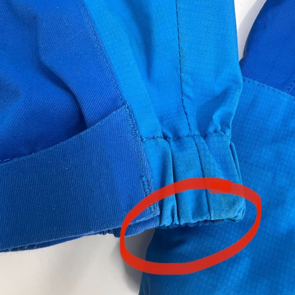 L.L. BEAN Men's M Blue 3-in-1 Hideaway Hood Waterproof Windbreaker Jacket OCFA2 - Picture 8 of 16